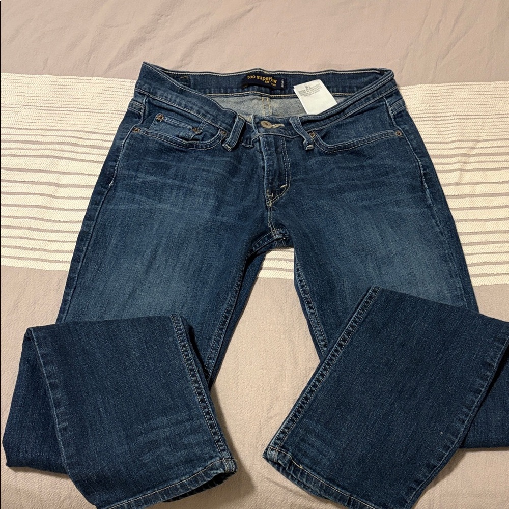 Levi's Dark Blue too super low women’s Jeans